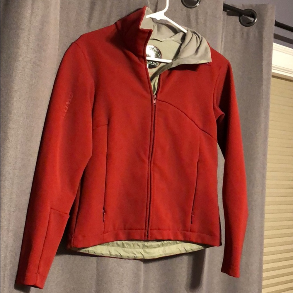 Salomon red Advanced Skin jacket